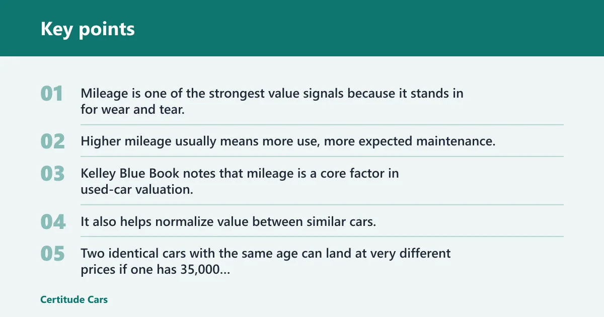 Key points: What affects resale value most?